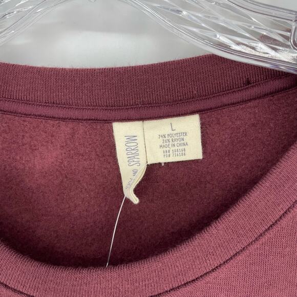 Sky and Sparrow Grommet Lace-Up Sweater Size Large - Picture 5 of 6